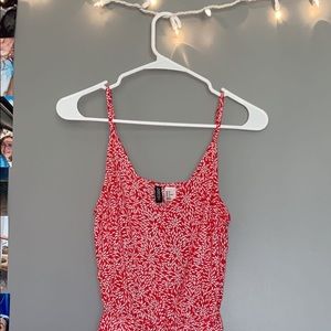 cute red romper from H&M